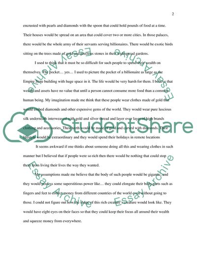 My Imagination about Billionaires