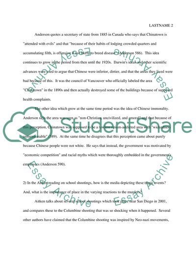 Anderson Reading on Chinatown