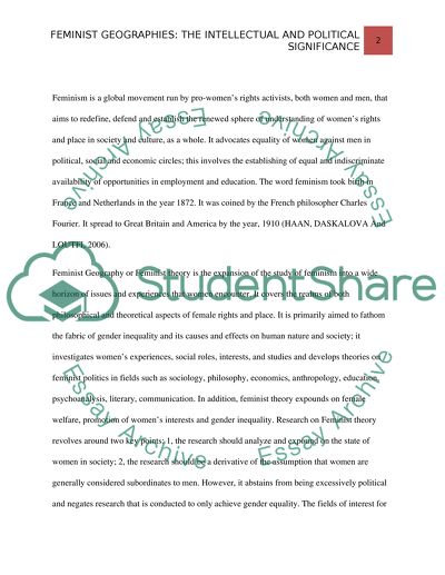 Feminism as a Global Movement Run