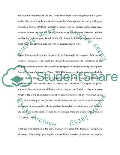 Value Addition Through HRM