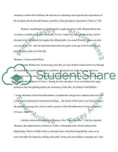 Biography on Antoine Watteau