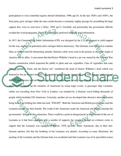 How German Propaganda Differed between World War I and II