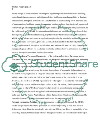 Computer-Aided Software Engineering