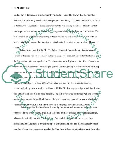 Using a Short Sequence from the Film Brokeback Mountain