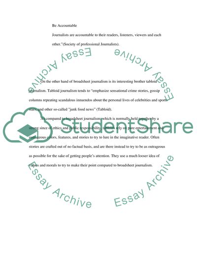 Analyzing Professional Journalism in Tabloids