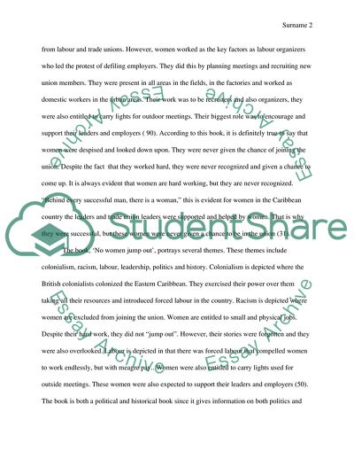 Gender Exclusion And Labor Organization In Antigua