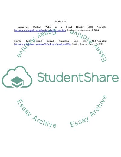 What Is the Dwarf Planet
