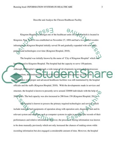 Information Systems in Healthcare