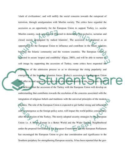Transit Country for Energy Supplies