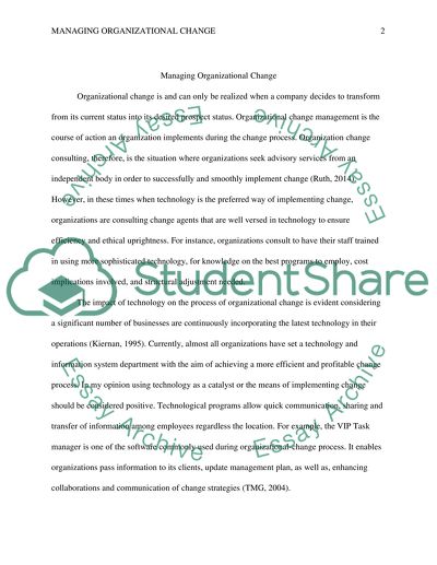 Db4 2 managing organiz change