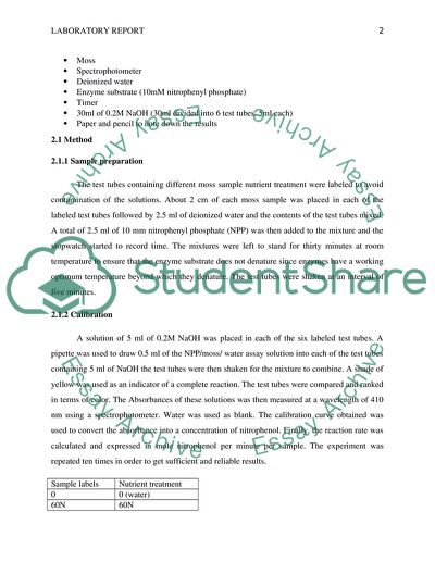 Effect of Long-term Deposition of Phosphate and Nitrogen on Pphosphatase Activity in Moss