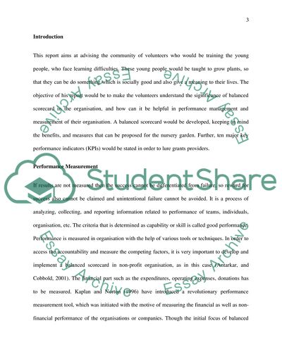 The Significance of Balanced Scorecard and the Support
