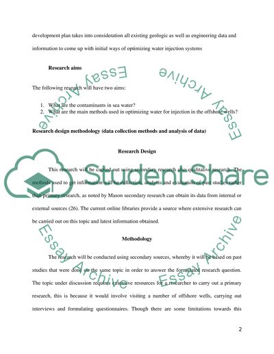 The Contaminants in Sea Water