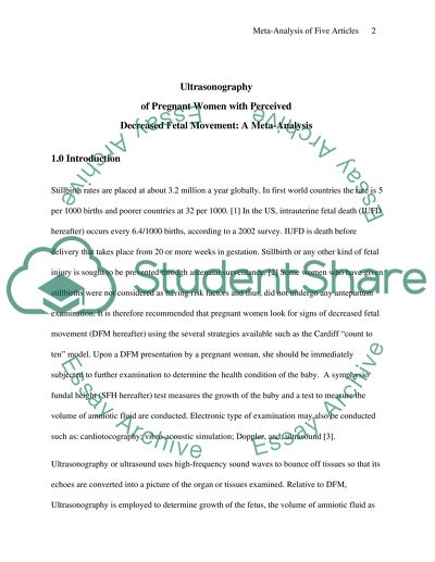 Use of Ultrasonography in Determining Fetal Outcome of Pregnant Women