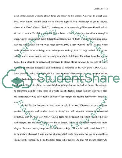experience essay in english