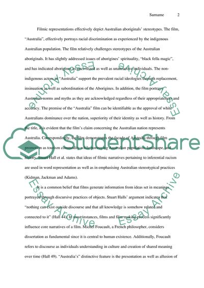 Stereotyping the Australian Aboriginals in Film Representation