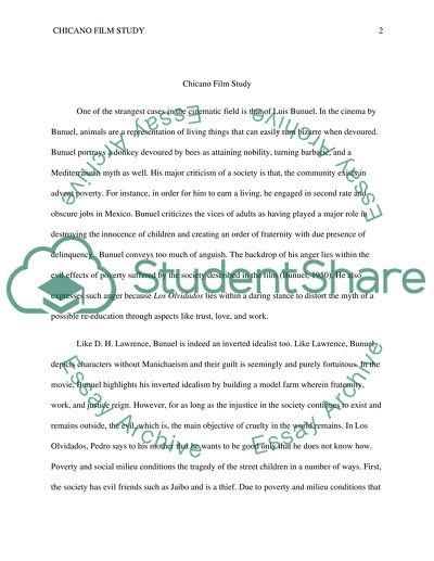 Chicano Film Study: Los Olvidados