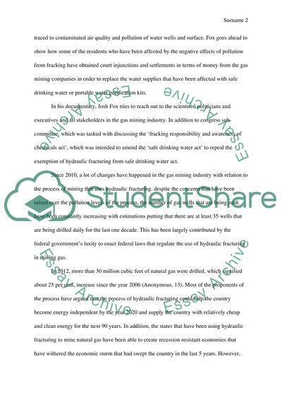 Air pollution of fracking