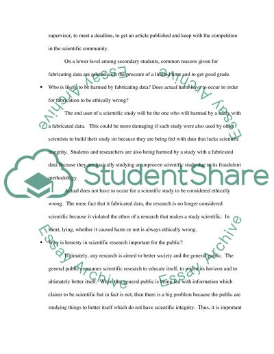 BUS 305 Ethics Case Study