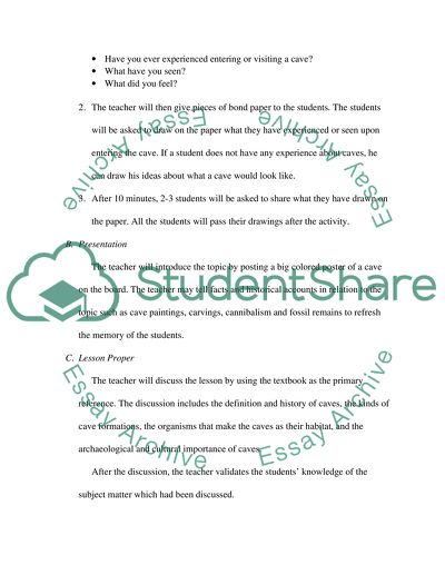 Proper Lesson Planning