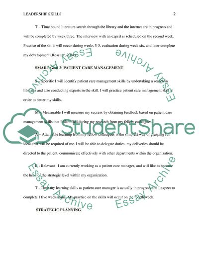 Leadership and management