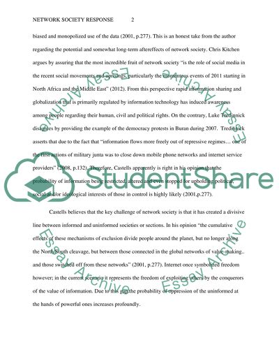 Manuel Castells perspectives on the challenges of the network society