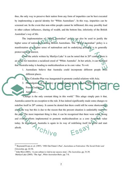 Who Are the Australians according to Australians and Foreigners