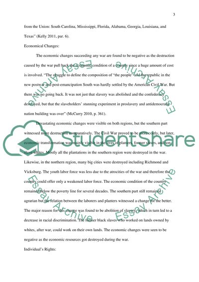 Changes in the United States After the Civil War