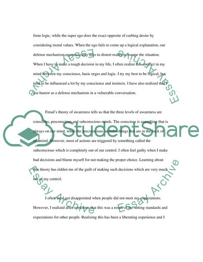 Psychology of Personality