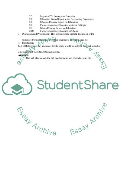 Educational Problems in Ethiopia and Ghana