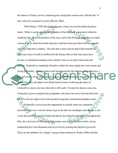 Disneys Reinforcement of the Feminine Ideal