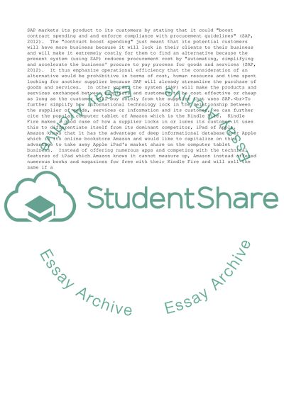 How Could a Business Use Information Technology to Increase Switching Costs