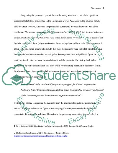 The Achievements and Failures of Mao Zedong