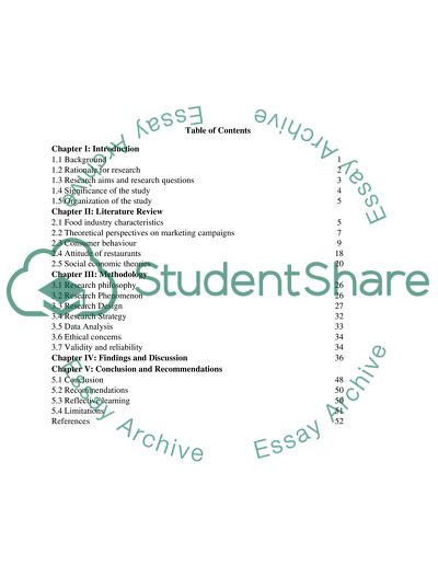 Obesity Concerns: an investigation into consumer behaviour and food consumption habits