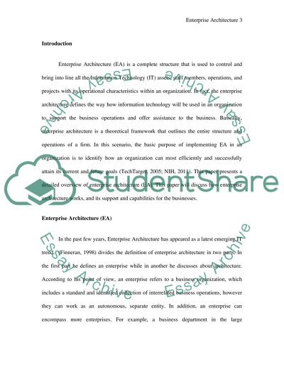 EA Enables Process Paper