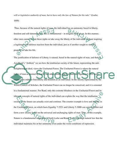 An argumentative paper with a thesis statement which argues for or against liberty for the individual