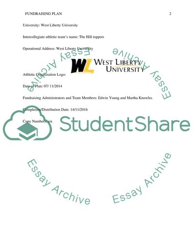 Fundraising Program Vision