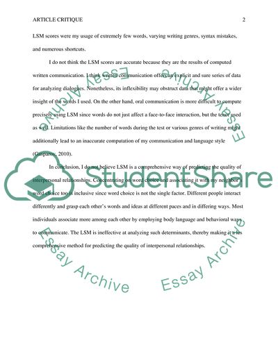 Analysis of Shared Talking Styles Herald New and Lasting Romance Article