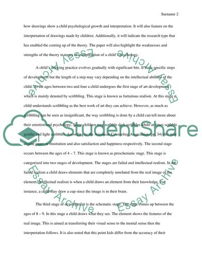 A Childs Drawing Expresses Their Psychological Ability and Feelings