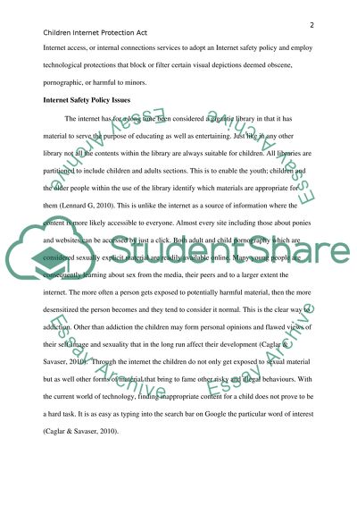 CIPA/Childrens Internet Protection Act