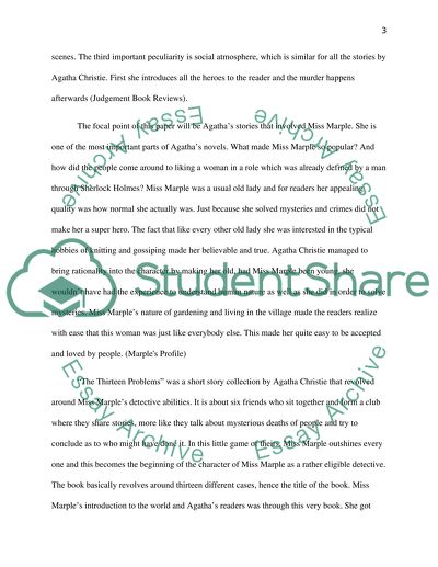 The Stories in The Thirteen Problems