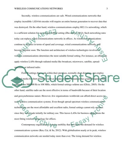 Advanced Wireless Communications Networks