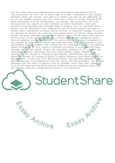 Brazils Business Woes