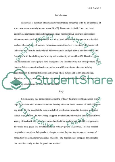 Microeconomics and Various Model of Market Structure