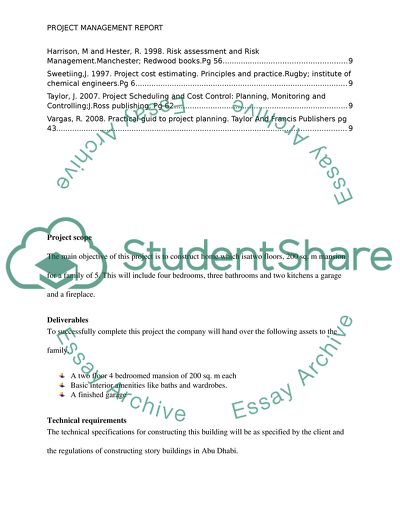 Project Management Report