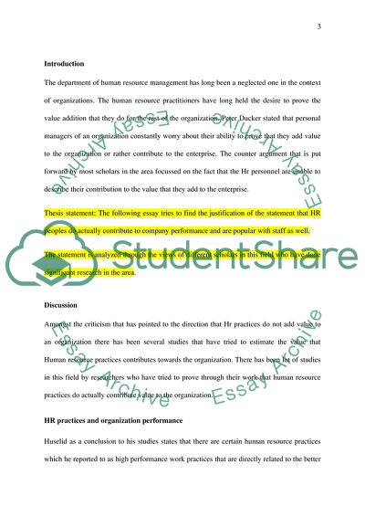 Is It True HRM Would Do Little for Company Performance and Would Be Widely Unpopular with Staff