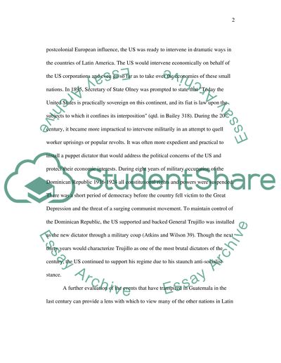 Latin American Politics: US-Sponsored Dictatorships