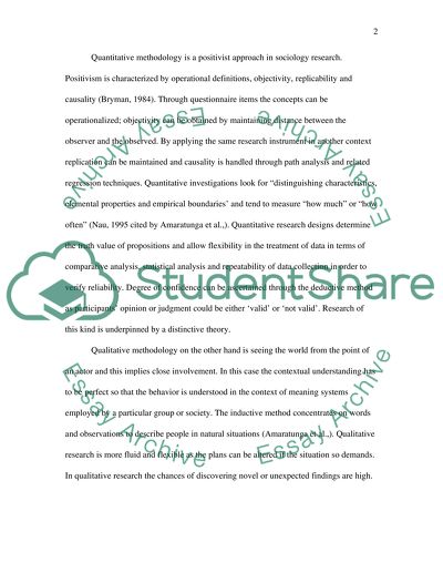 Quantitative and Qualitative Research