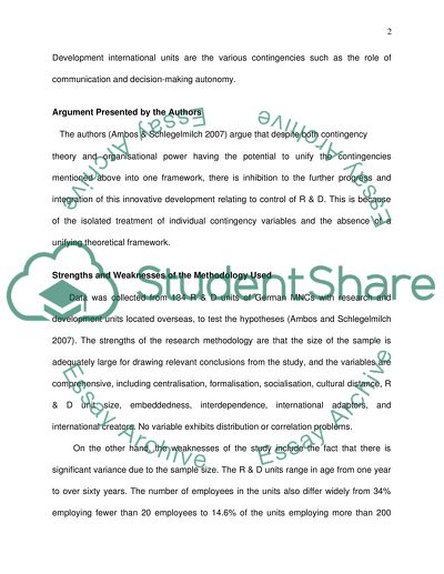 Thematical Analysis Assignment