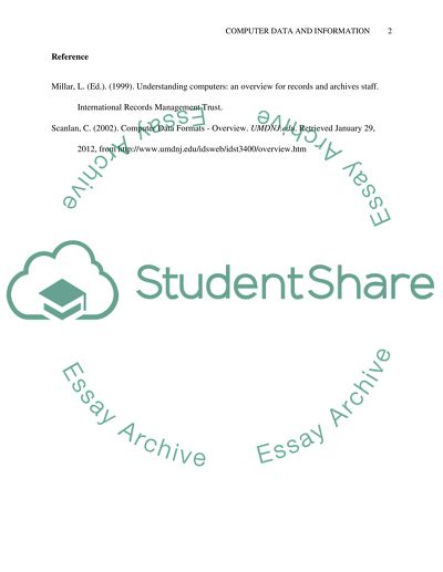 Data versus information